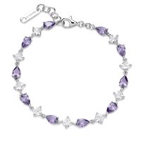 Bracciale Brosway Donna FANCY MAGIC PURPLE in Argento Cubic Zirconia FMP113